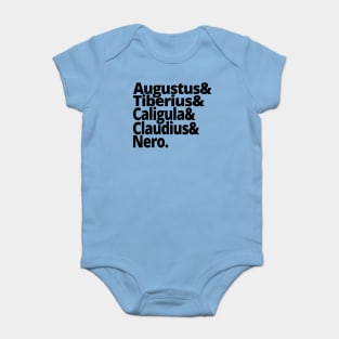 Ancient History Hail Caesar Roman Emperors Baby Bodysuit